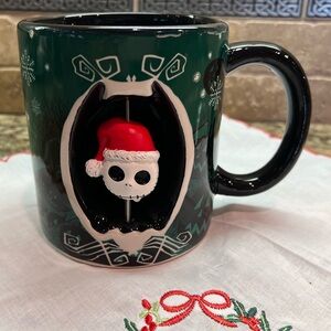 Santa Jack Mug 25 Years Tim Burton Nightmare Before Christmas 3D Spinner Head